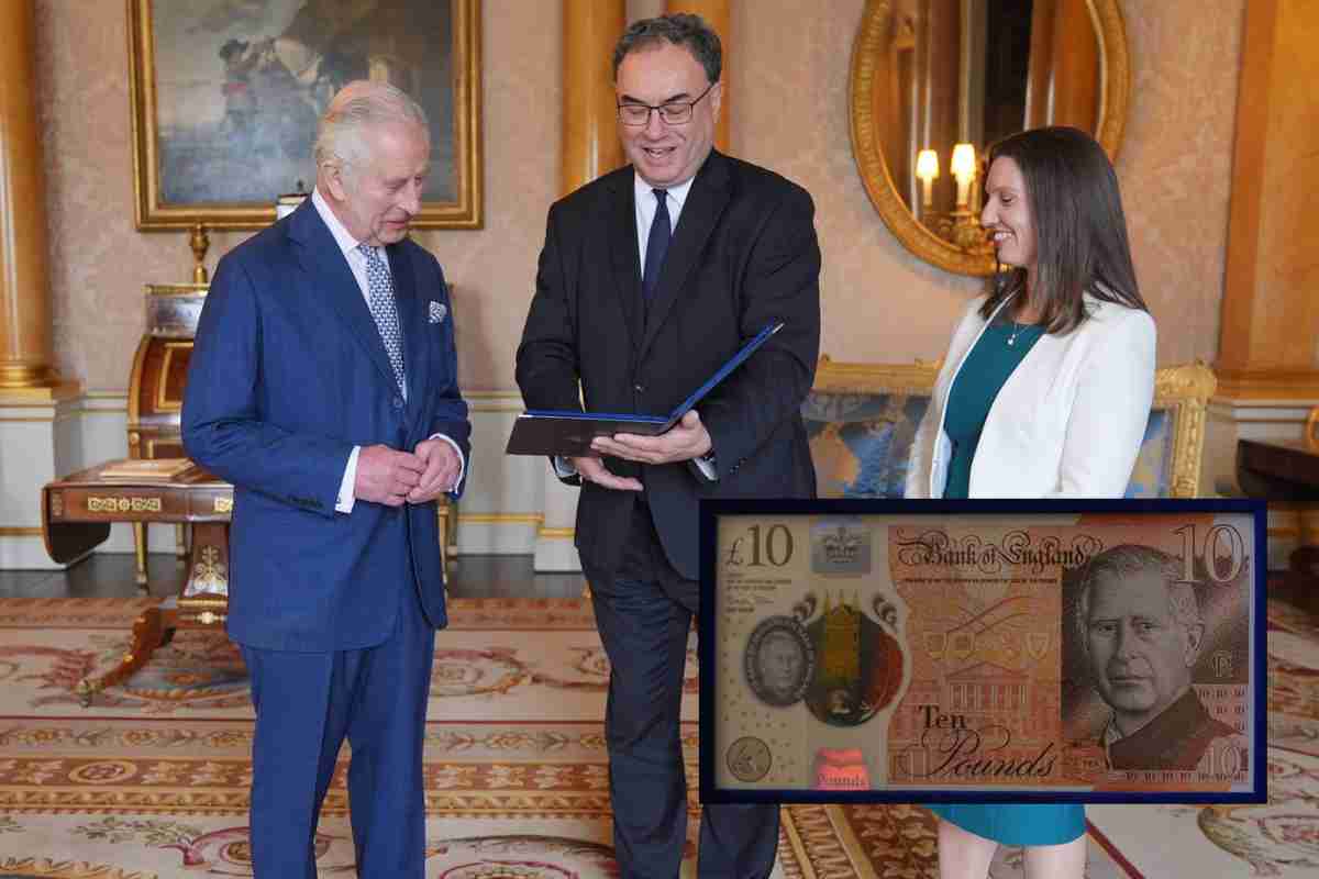 Regno Unito le banconote con il ritratto di re Carlo III