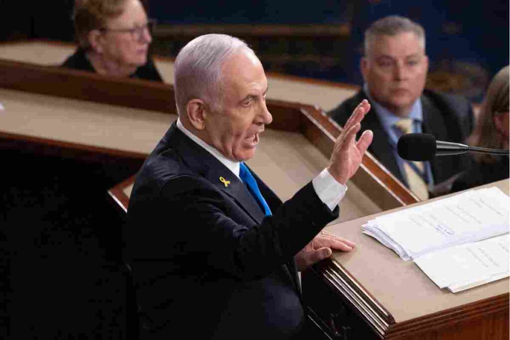 Benjamin Netanyahu ha parlato al Congresso Usa: “Siamo allo scontro tra vita e morte”