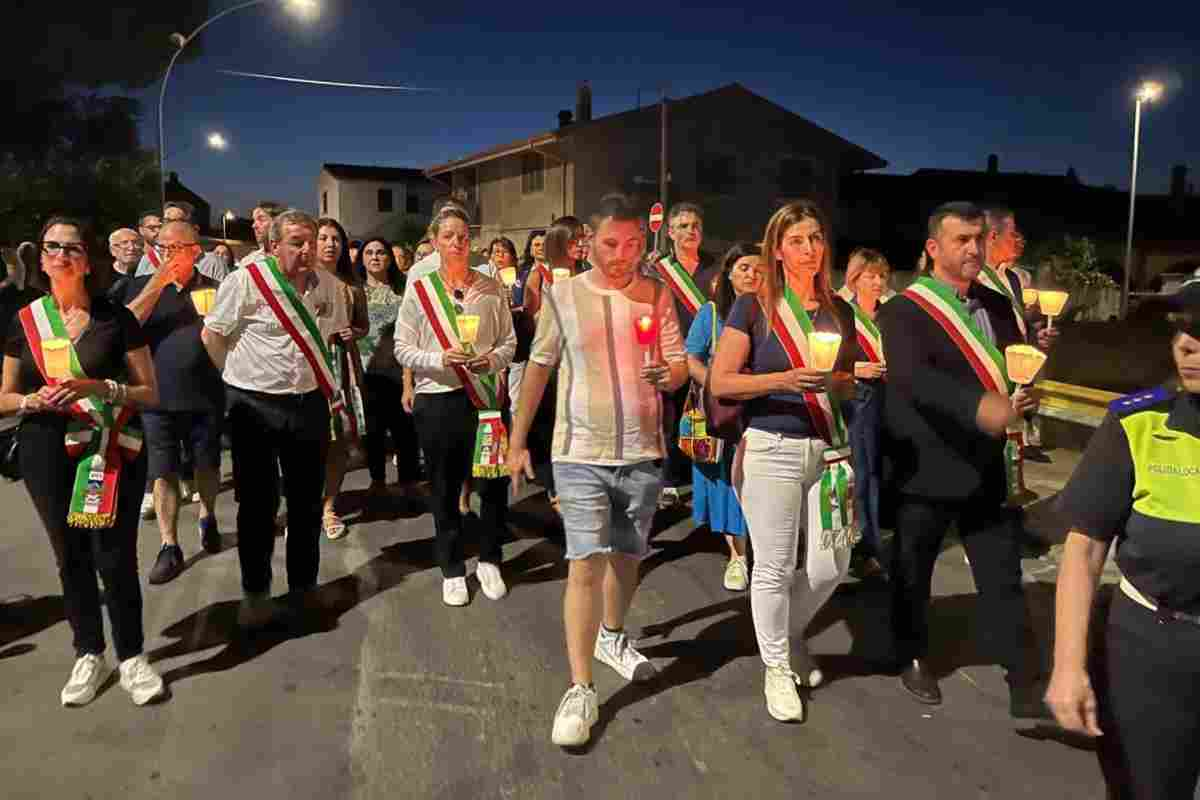 Alla fiaccolata di domenica scorsa avevano partecipato i genitori di Sollai