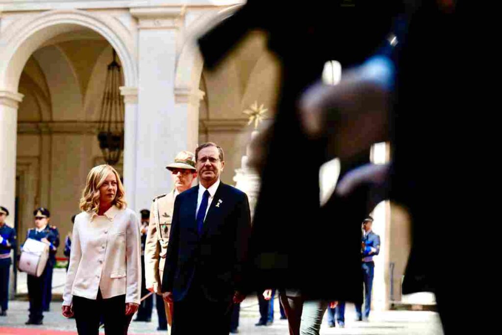 Il presidente israeliano Isaac Herzog ha incontrato Sergio Mattarella e Giorgia Meloni
