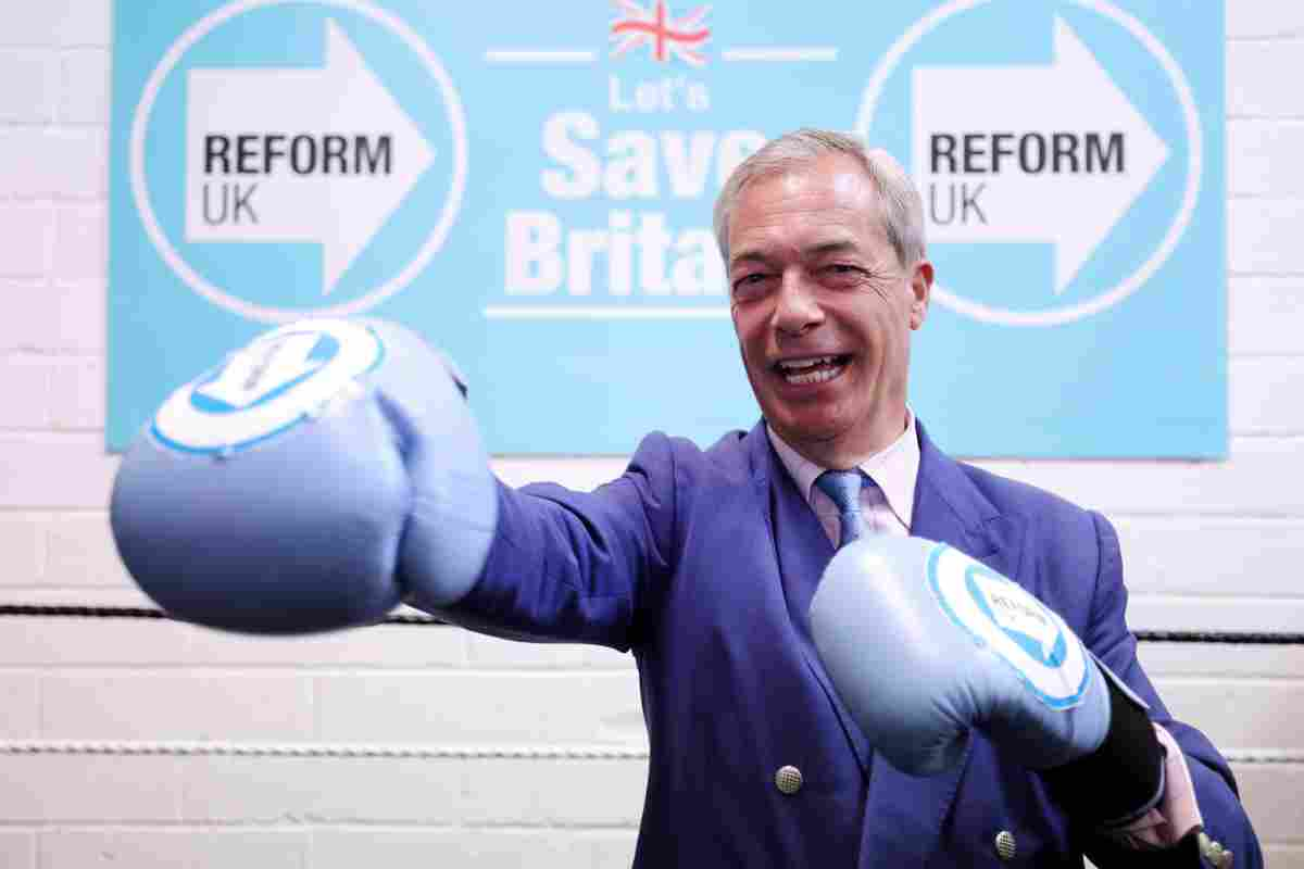 Nigel Farage, leader del partito Reform Uk rappresenterà il seggio di Clacton